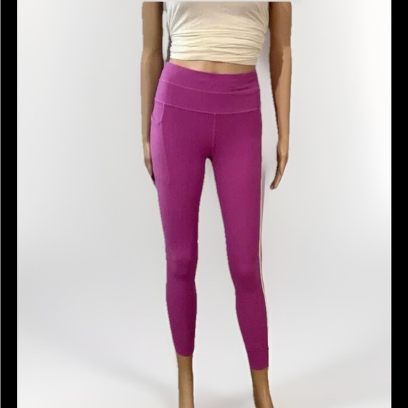 Athleta Chakra 7/8 Tight in Pink Powervita Leggings Size Small - Picture 2 of 8